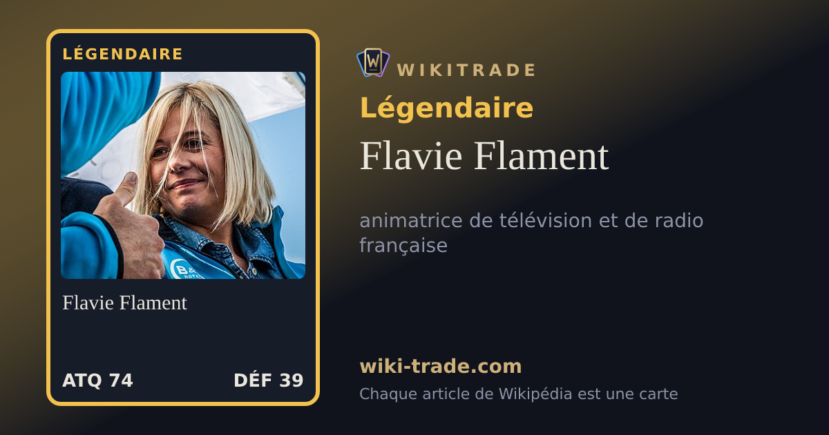 Flavie Flament — carte Légendaire