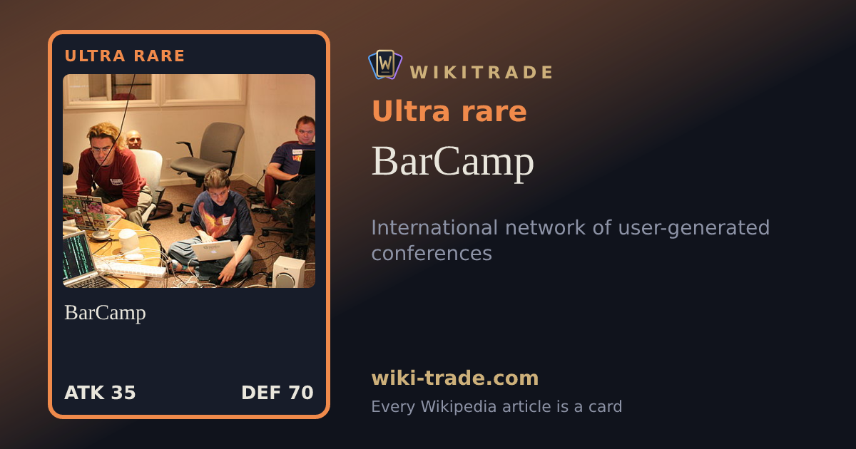 BarCamp — Ultra rare card