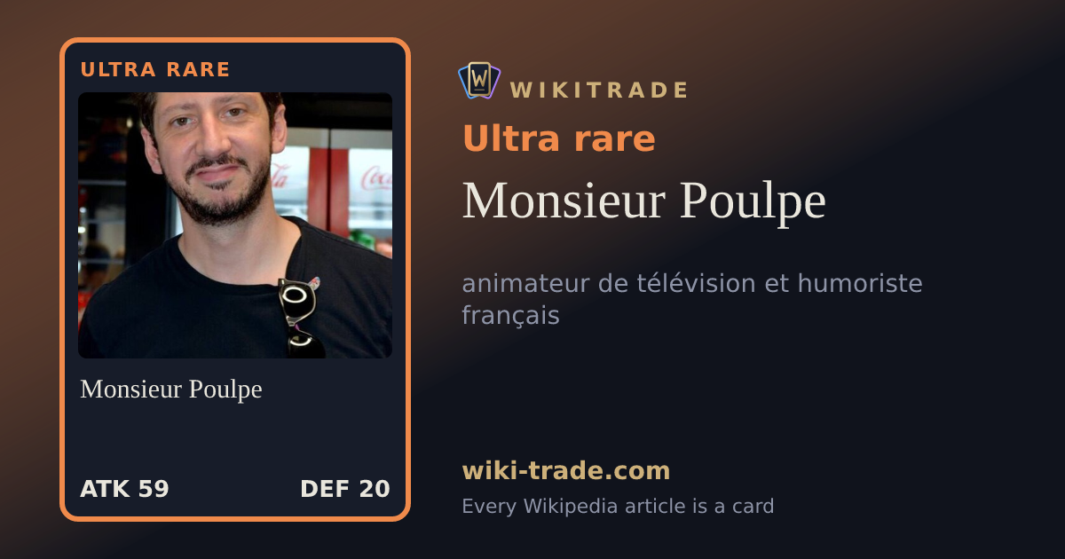 Monsieur Poulpe — Ultra rare card