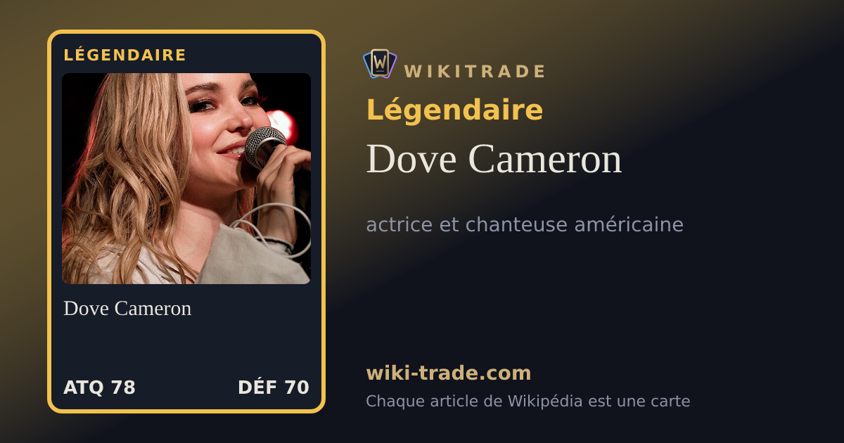 Dove Cameron — carte Légendaire