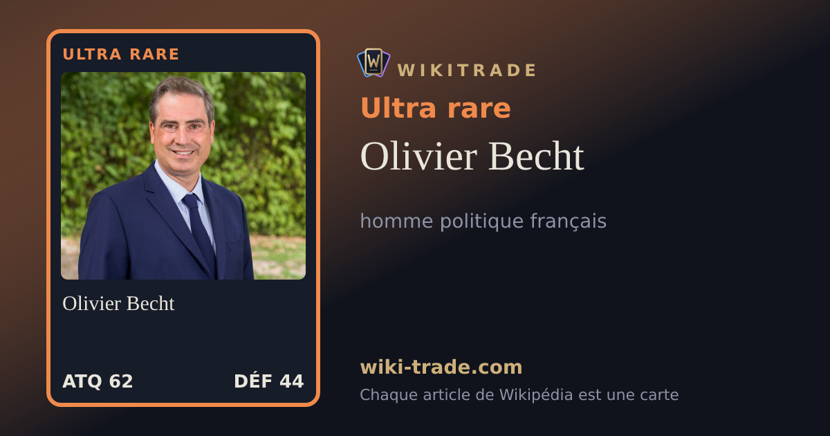 Olivier Becht — carte Ultra rare
