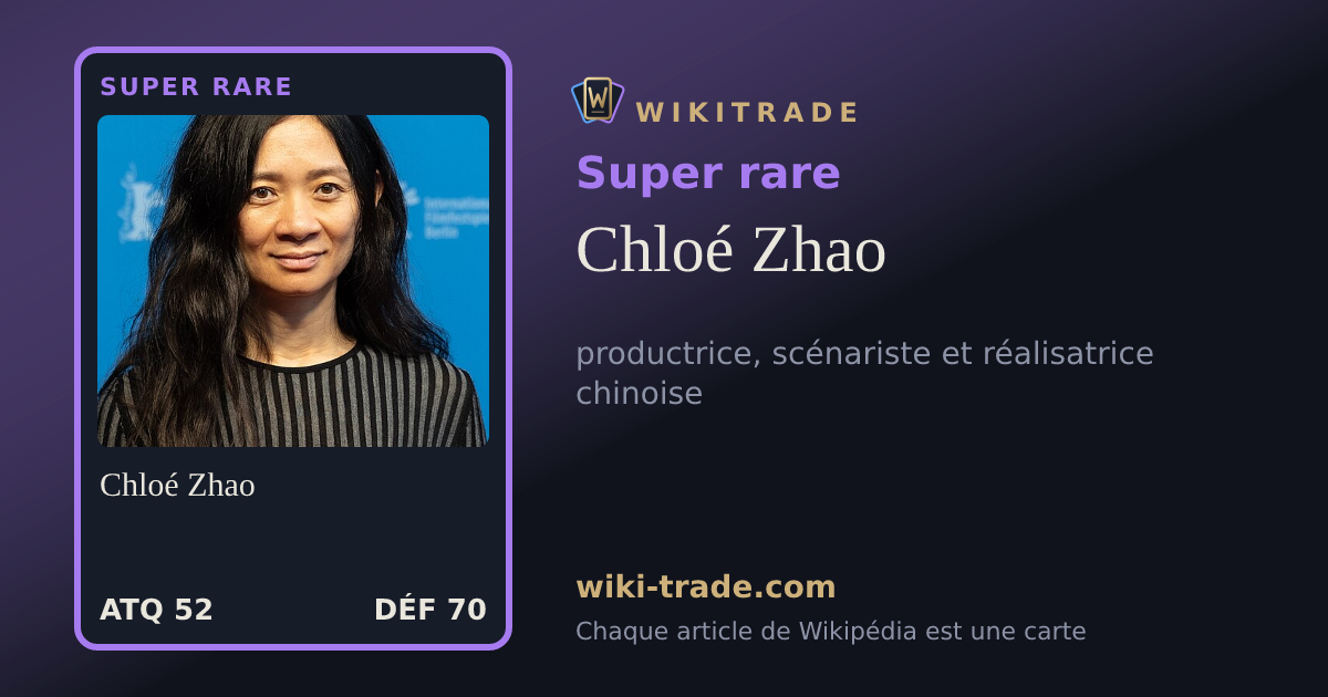 Chloé Zhao — carte Super rare