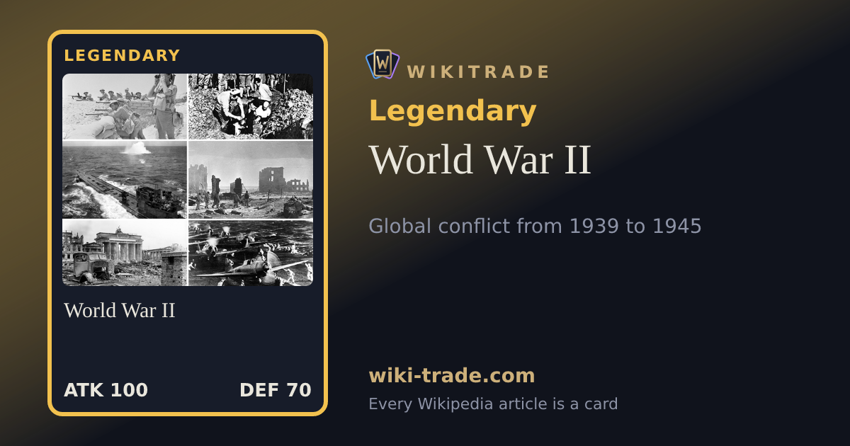 World War II — Legendary card