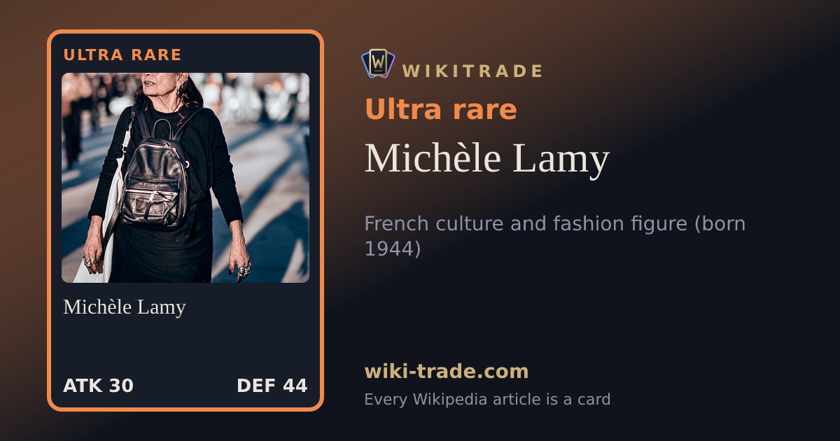 Michèle Lamy — Ultra rare card