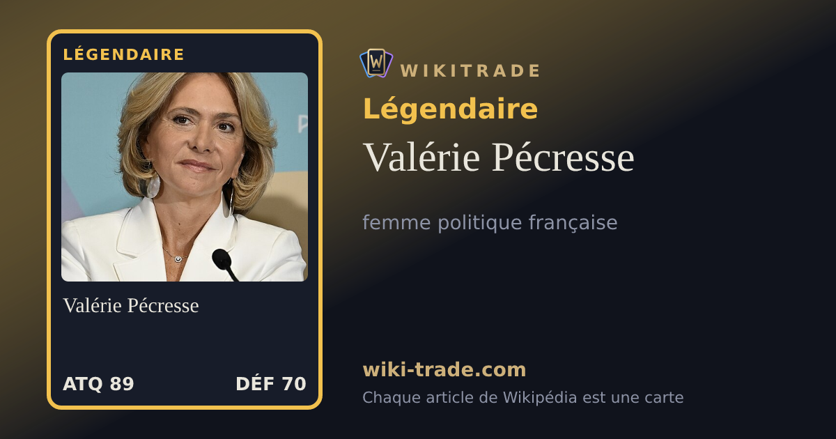 Valérie Pécresse — carte Légendaire