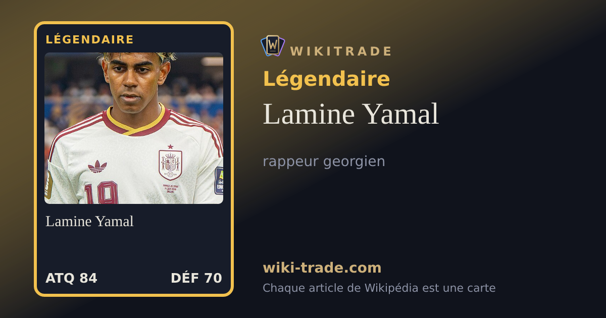 Lamine Yamal — carte Légendaire