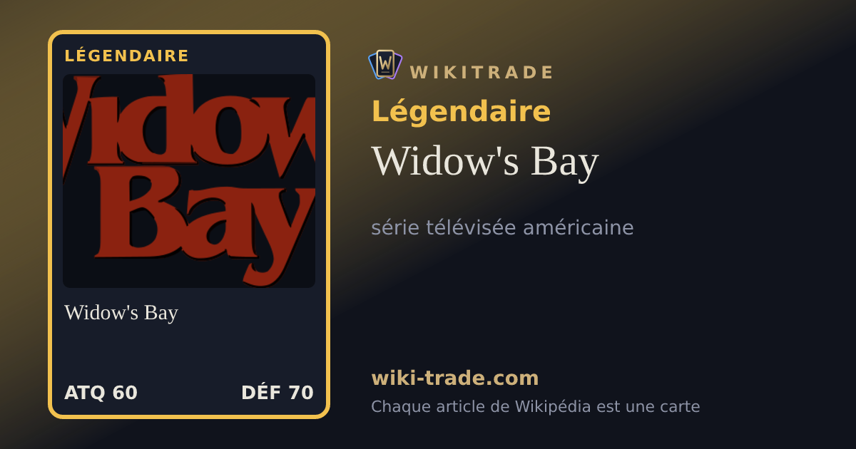 Widow's Bay — carte Légendaire