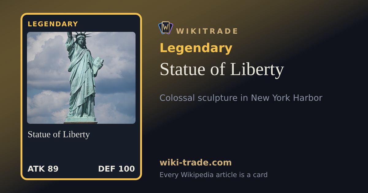 Statue of Liberty — Legendary card