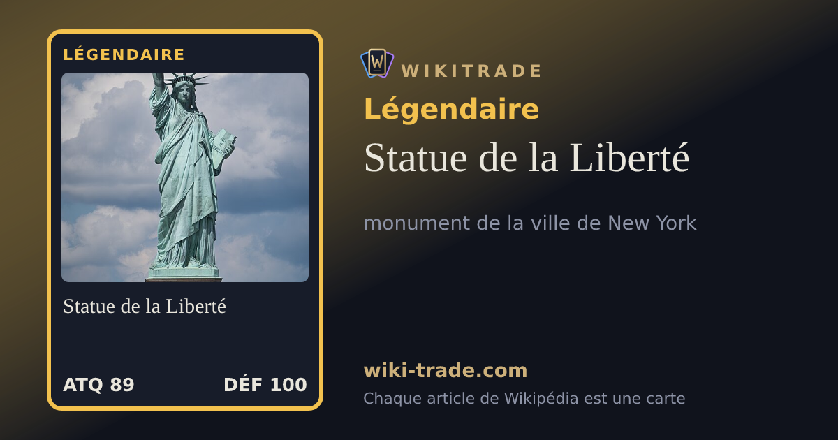 Statue de la Liberté — carte Légendaire