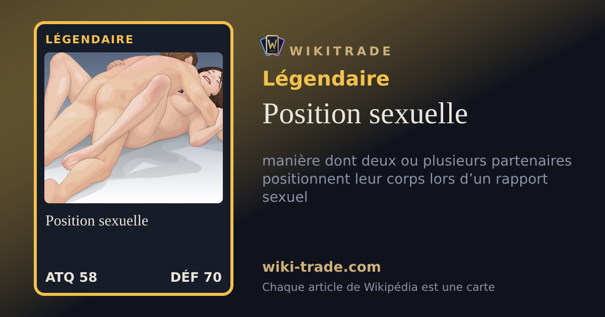 Position sexuelle — carte Légendaire