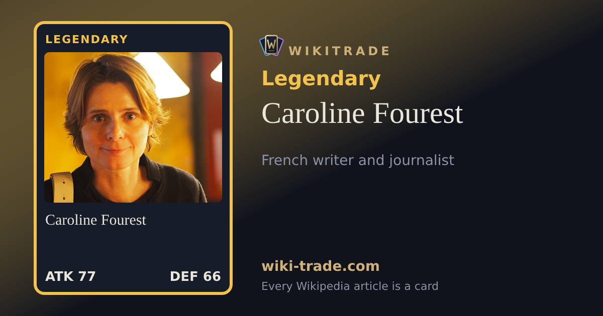 Caroline Fourest — Legendary card