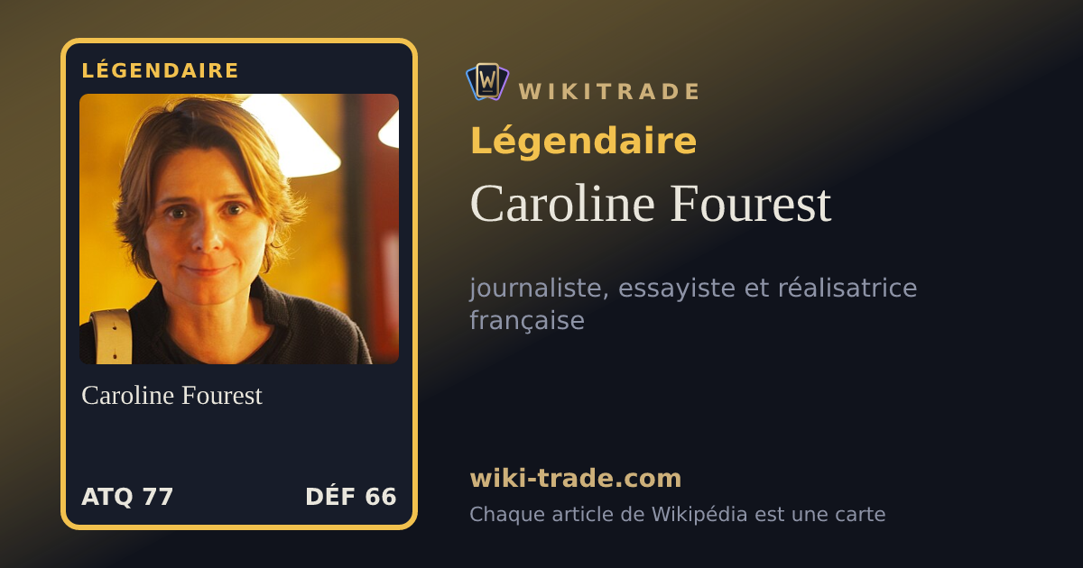 Caroline Fourest — carte Légendaire