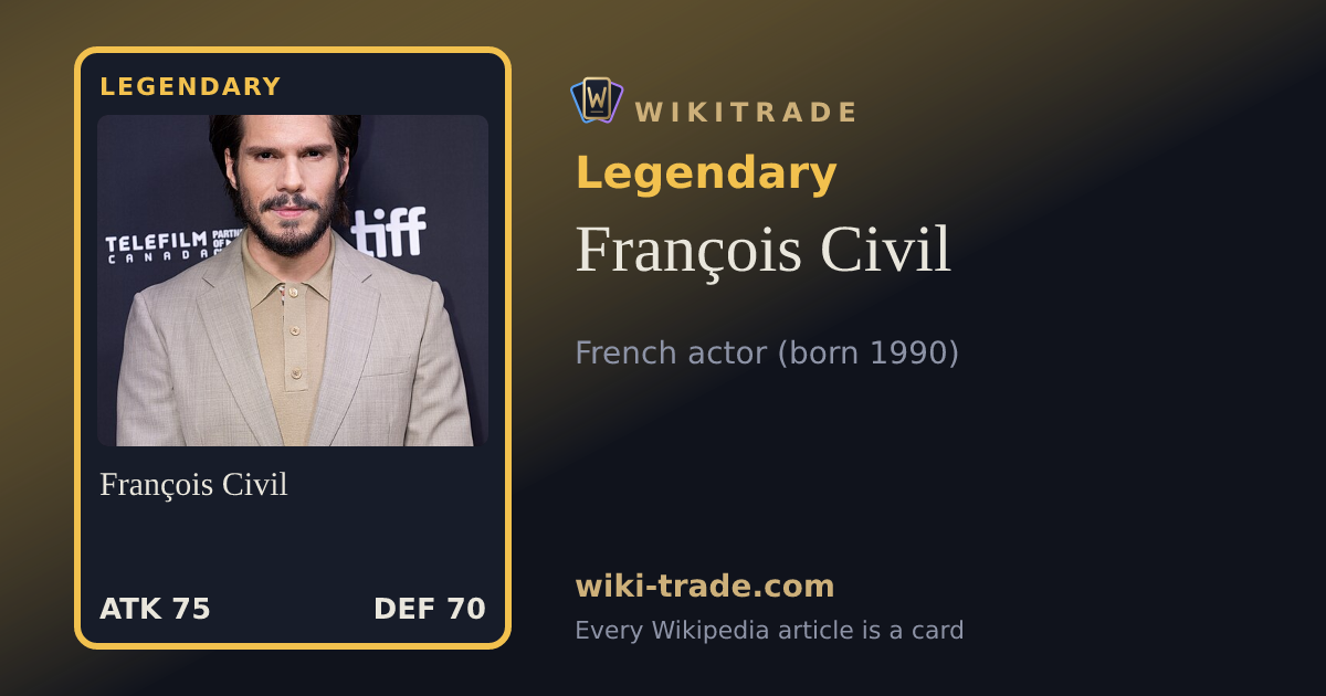 François Civil — Legendary card