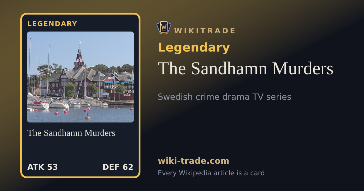 The Sandhamn Murders — Legendary card