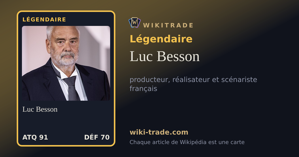 Luc Besson — carte Légendaire