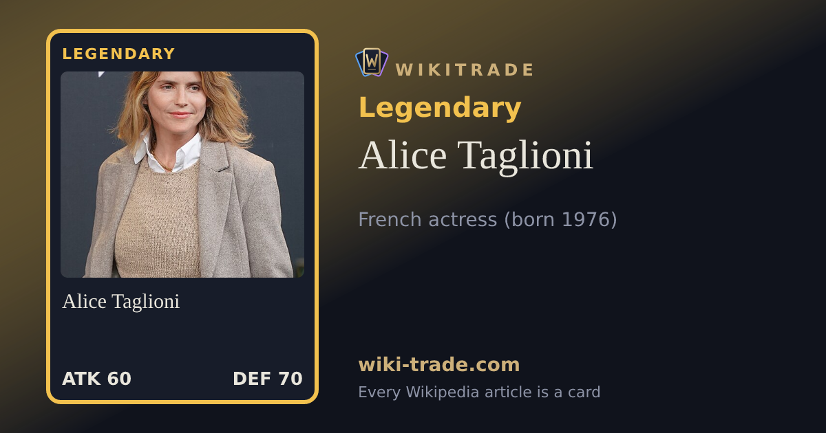 Alice Taglioni — Legendary card