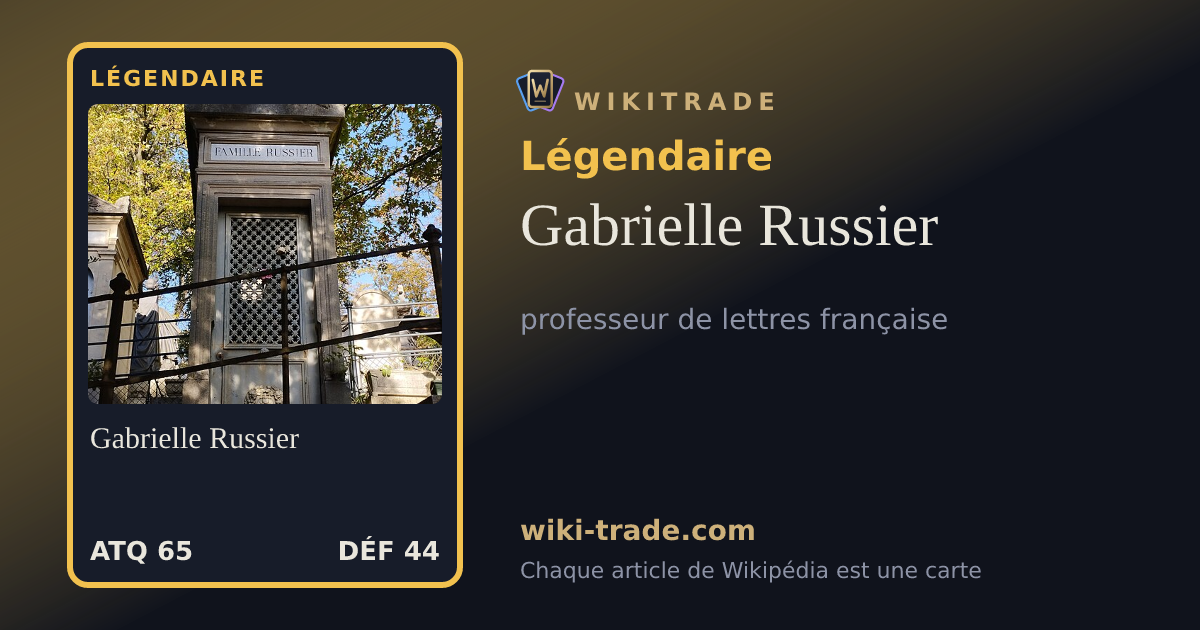 Gabrielle Russier — carte Légendaire