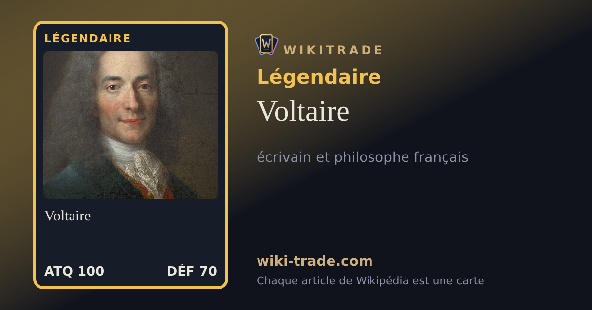 Voltaire — carte Légendaire