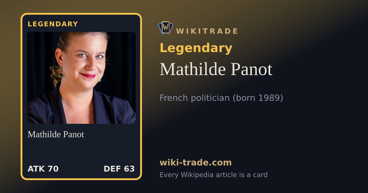 Mathilde Panot — Legendary card