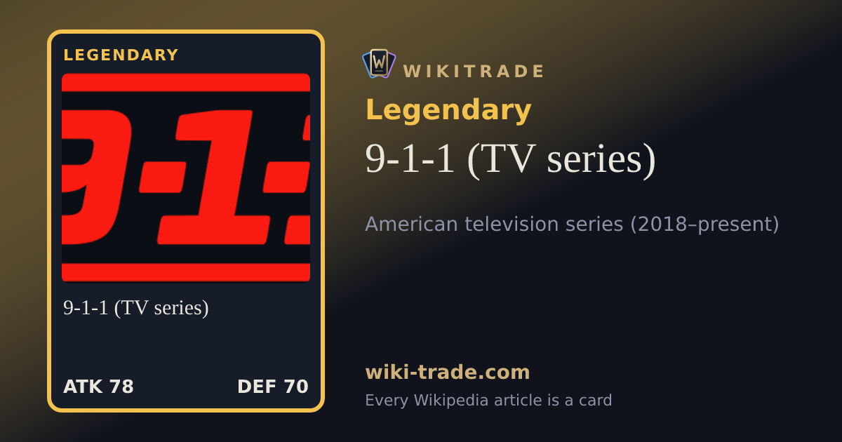 9-1-1 (TV series) — Legendary card