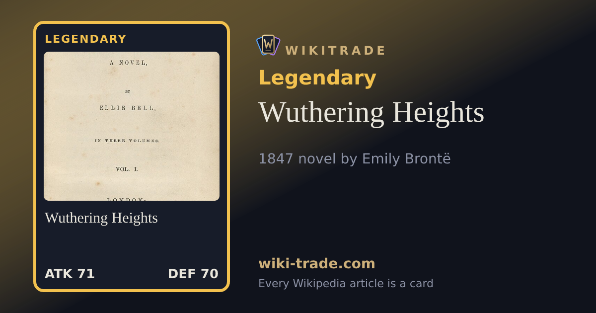 Wuthering Heights — Legendary card