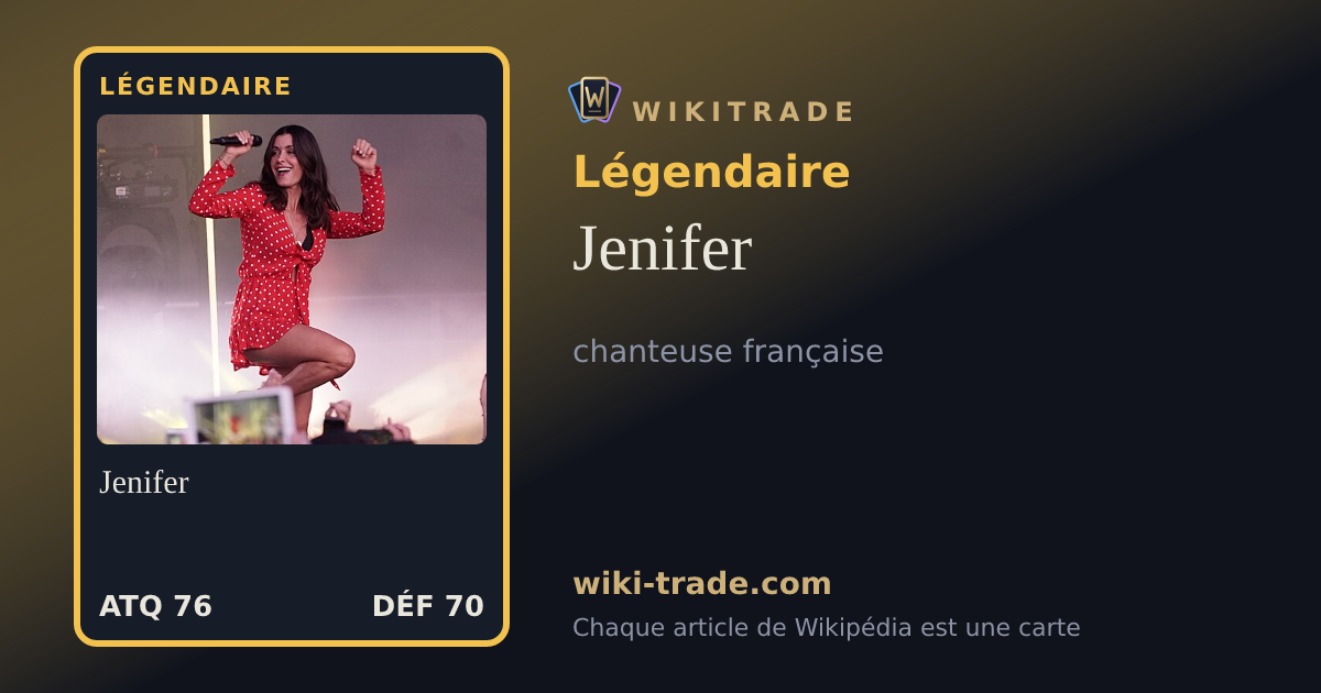 Jenifer — carte Légendaire