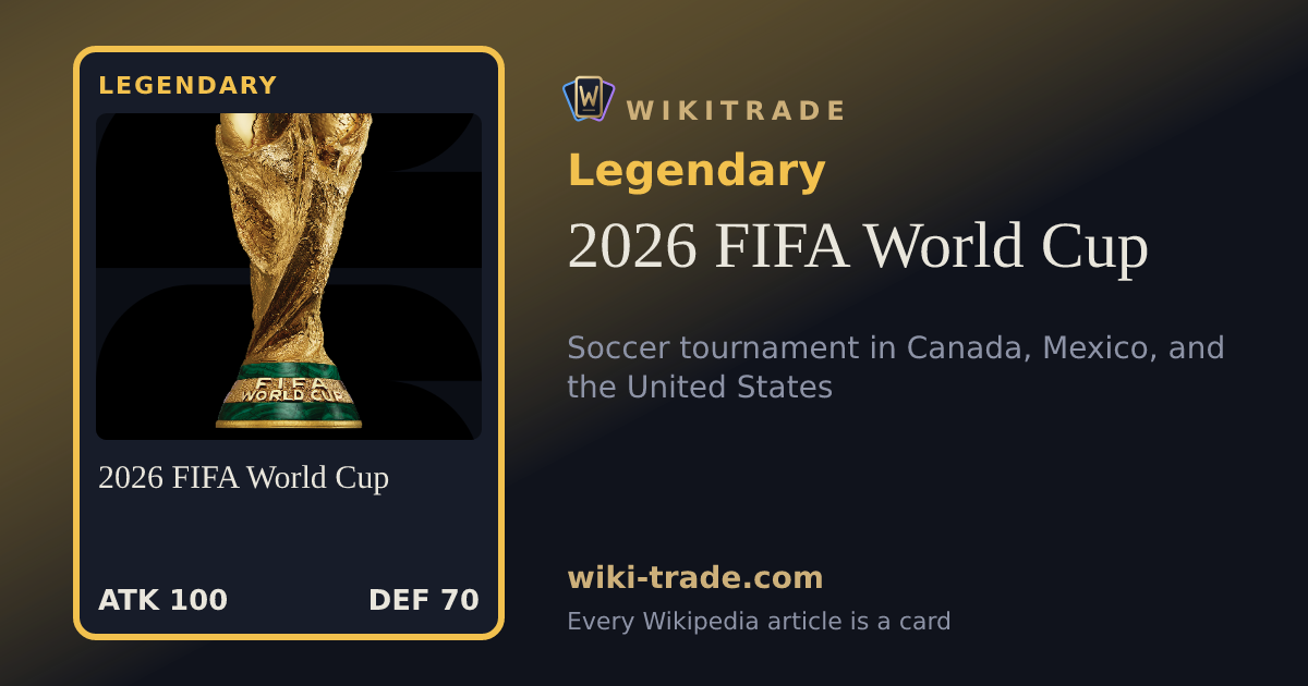 2026 FIFA World Cup — Legendary card