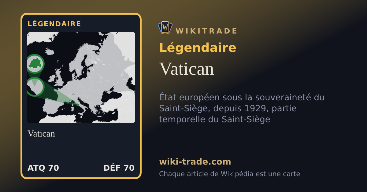 Vatican — carte Légendaire