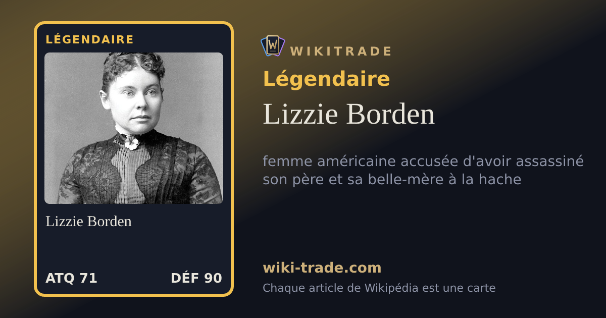 Lizzie Borden — carte Légendaire