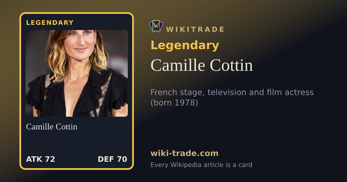 Camille Cottin — Legendary card