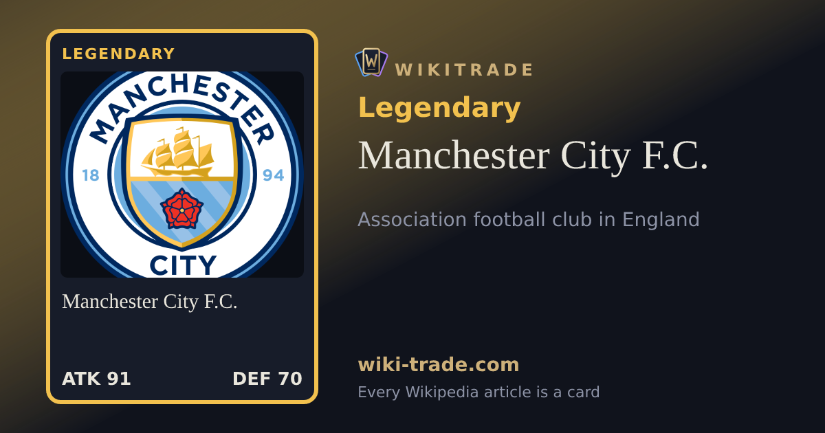 Manchester City F.C. — Legendary card