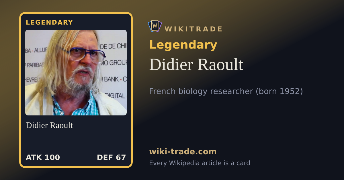 Didier Raoult — Legendary card
