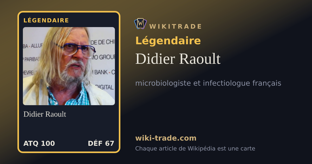 Didier Raoult — carte Légendaire