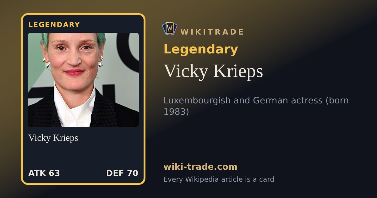 Vicky Krieps — Legendary card