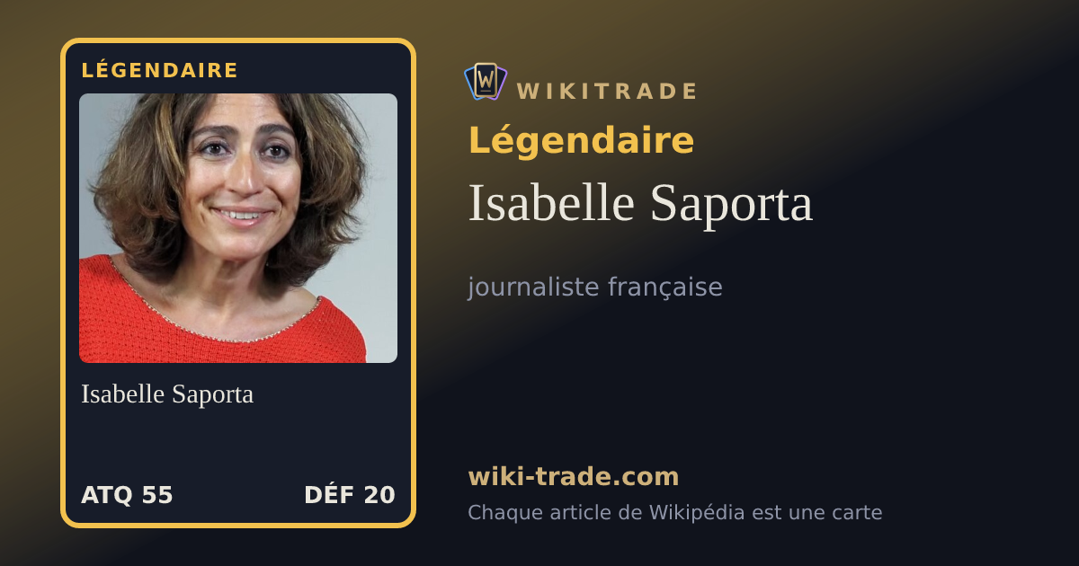Isabelle Saporta — carte Légendaire
