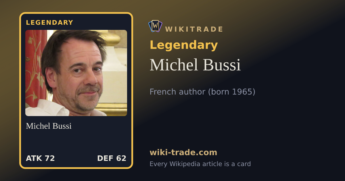 Michel Bussi — Legendary card