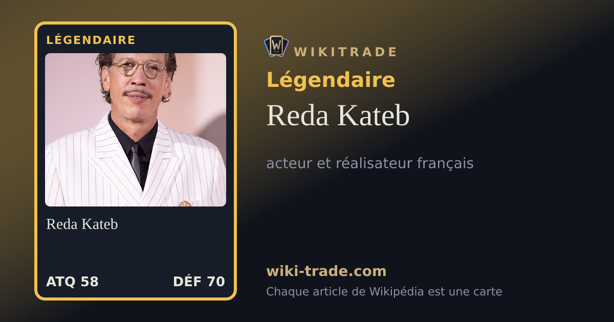 Reda Kateb — carte Légendaire