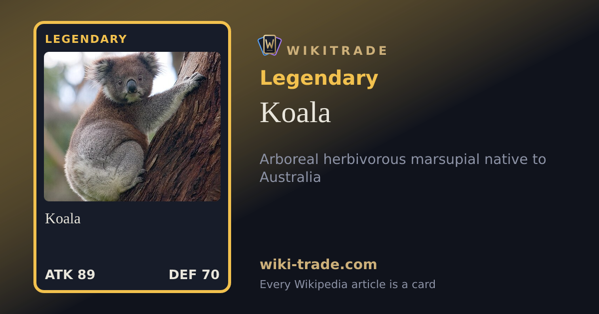 Koala — Legendary card