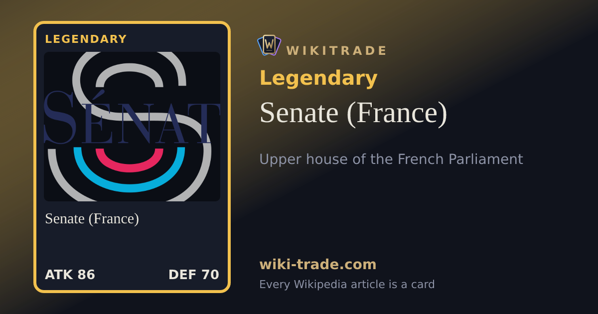 Senate (France) — Legendary card