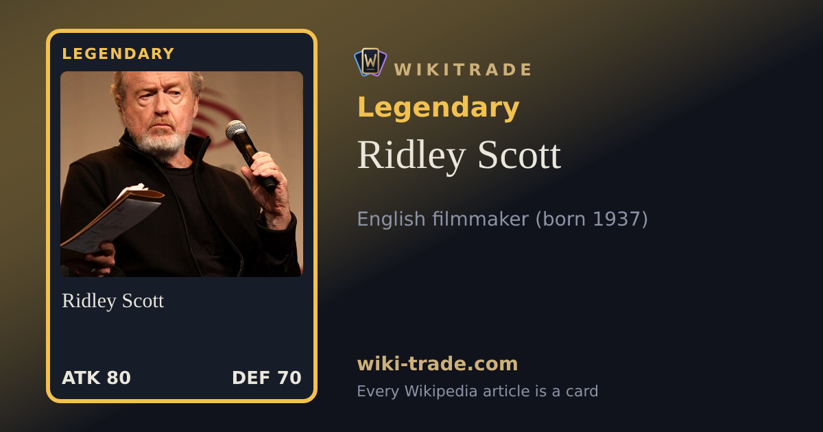 Ridley Scott — Legendary card