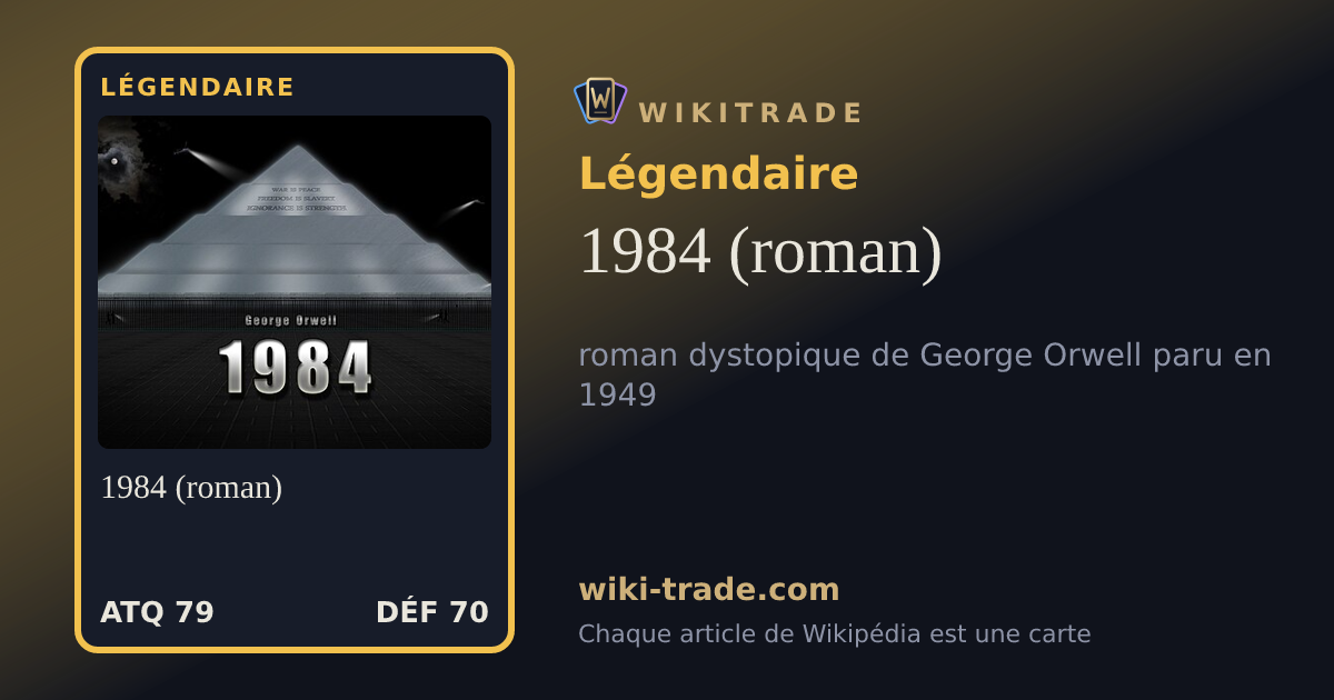 1984 (roman) — carte Légendaire