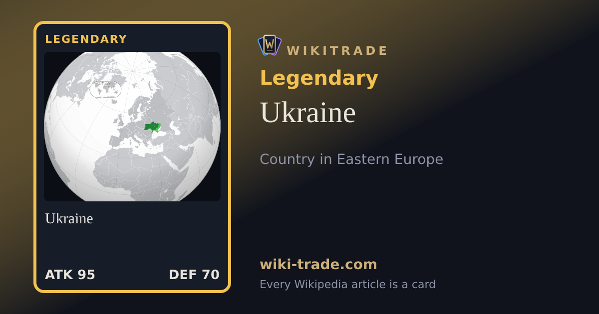 Ukraine — Legendary card