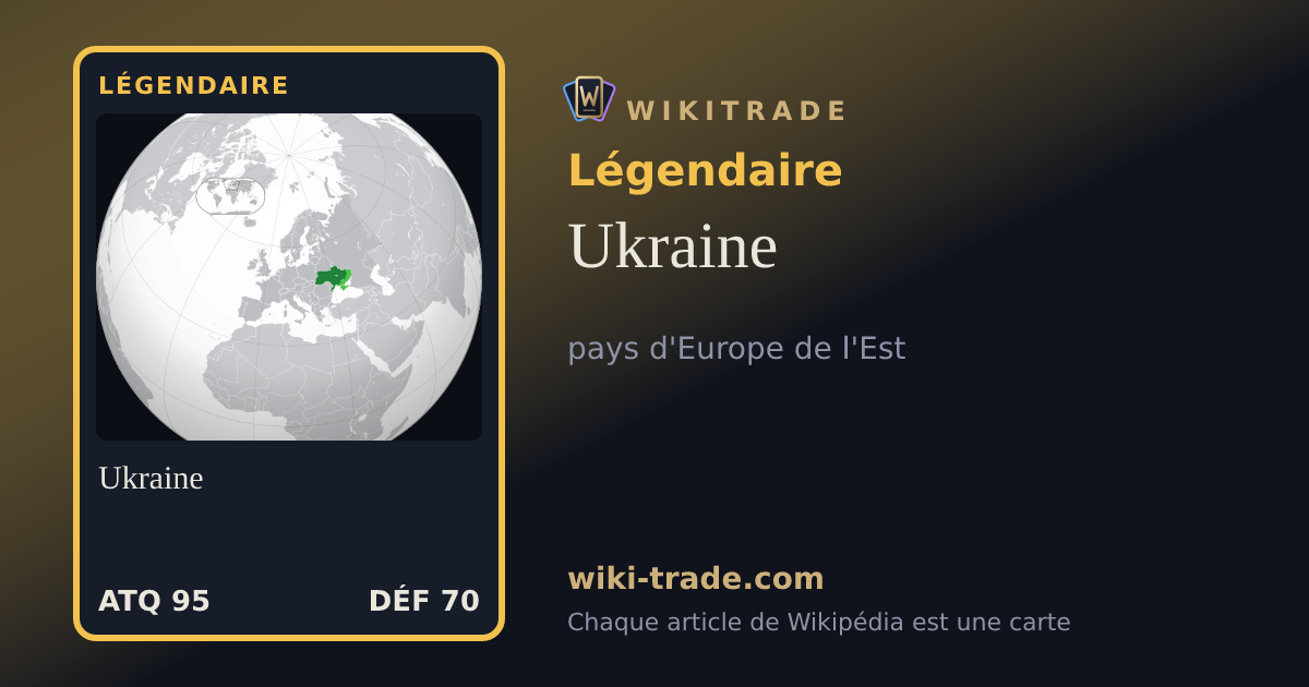 Ukraine — carte Légendaire