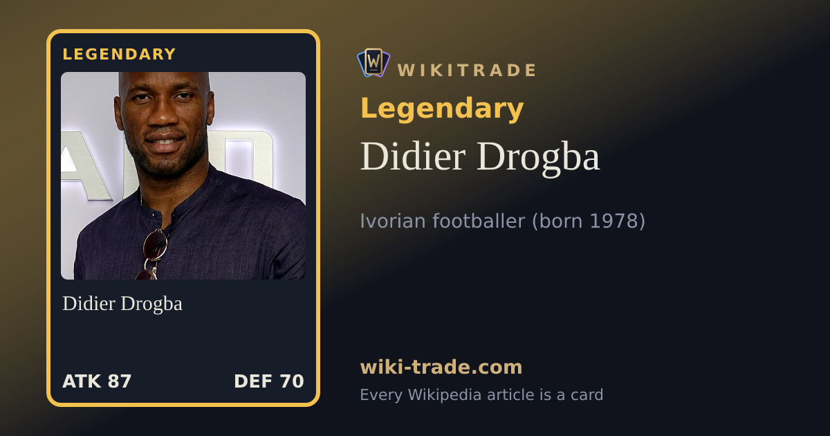 Didier Drogba — Legendary card