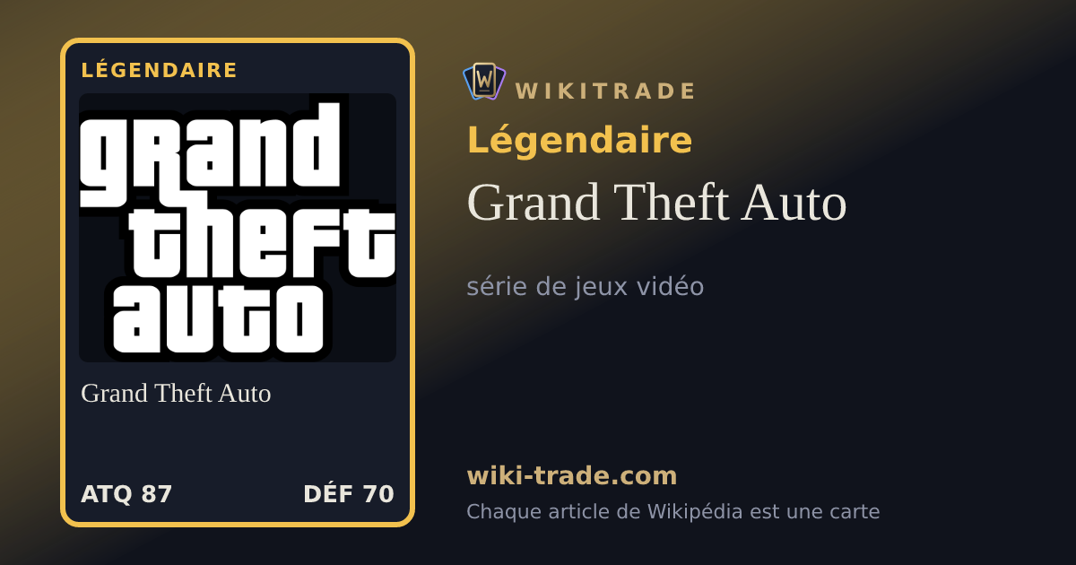 Grand Theft Auto — carte Légendaire
