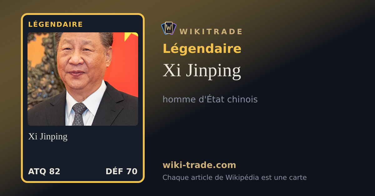 Xi Jinping — carte Légendaire