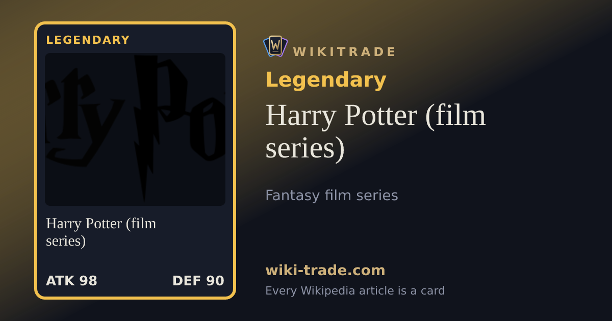 Harry Potter (film series) — Legendary card