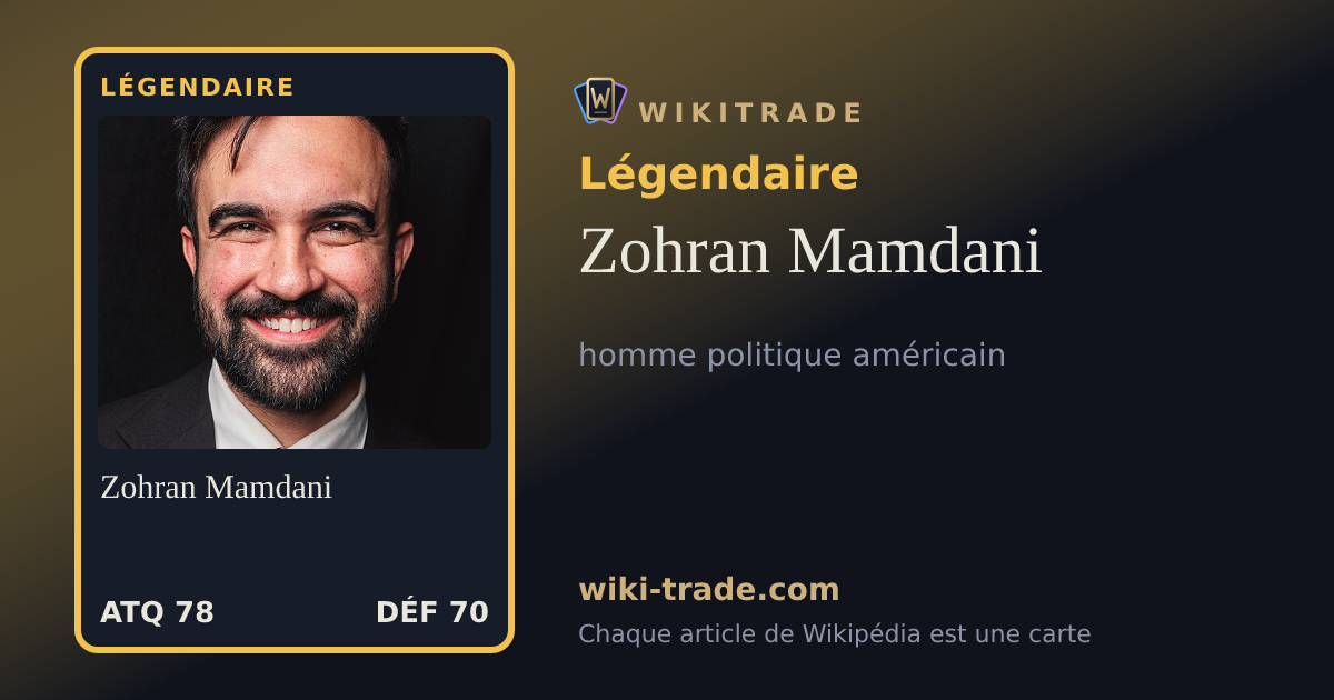 Zohran Mamdani — carte Légendaire