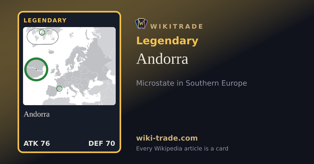 Andorra — Legendary card