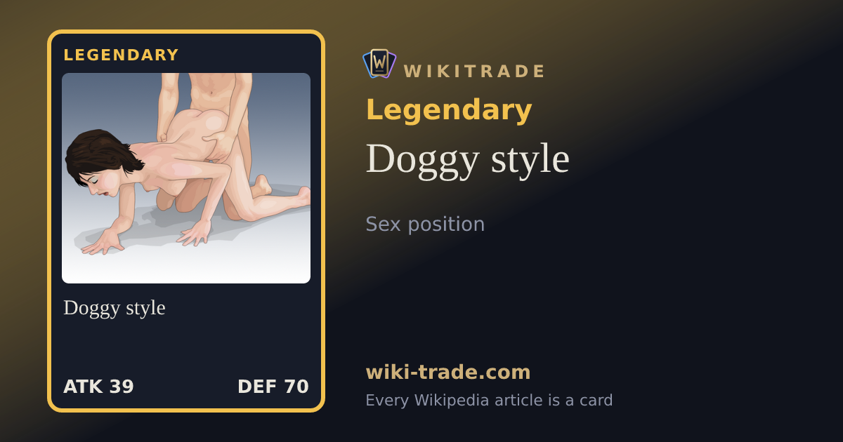 Doggy style — Legendary card
